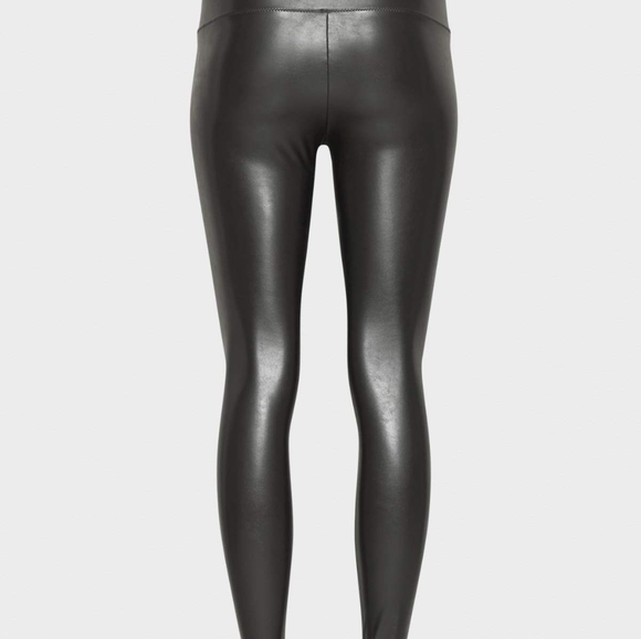 Aritzia Daria Faux Leather Pants - High Rise, Black, Size Small - Picture 5 of 5